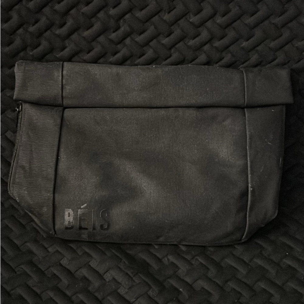 BEIS Black Roll-Top Lunch Bag